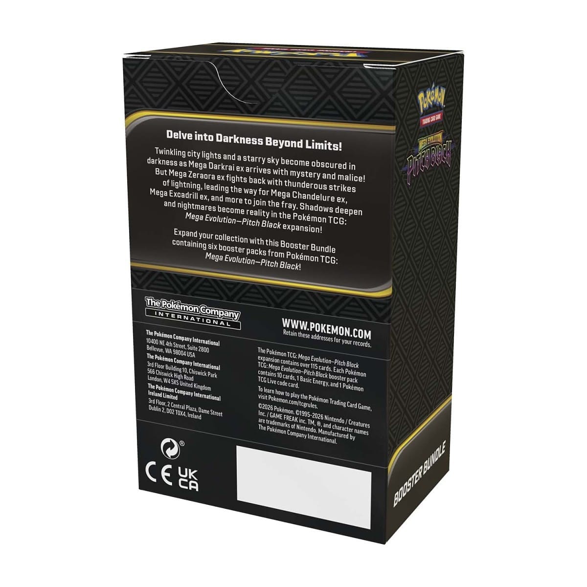 Pokemon TCG Mega Evolutions 5 Pitch Black Booster Bundle