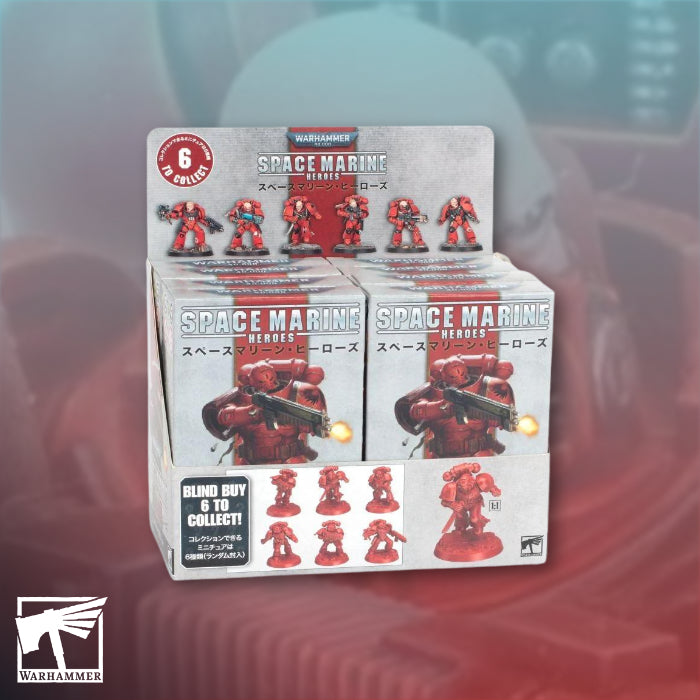 Space Marine Heroes Series 4 Display - Blood Angels Collection Two - Assorted (1)
