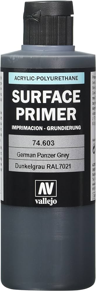 Vallejo 74603 Surface Primer German Panzer Grey 200ml