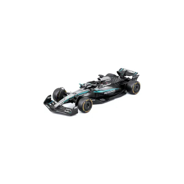 Bburago 1/64 2025 Mercedes AMG W16 w/Collector Box #63 George Russell Diecast Model
