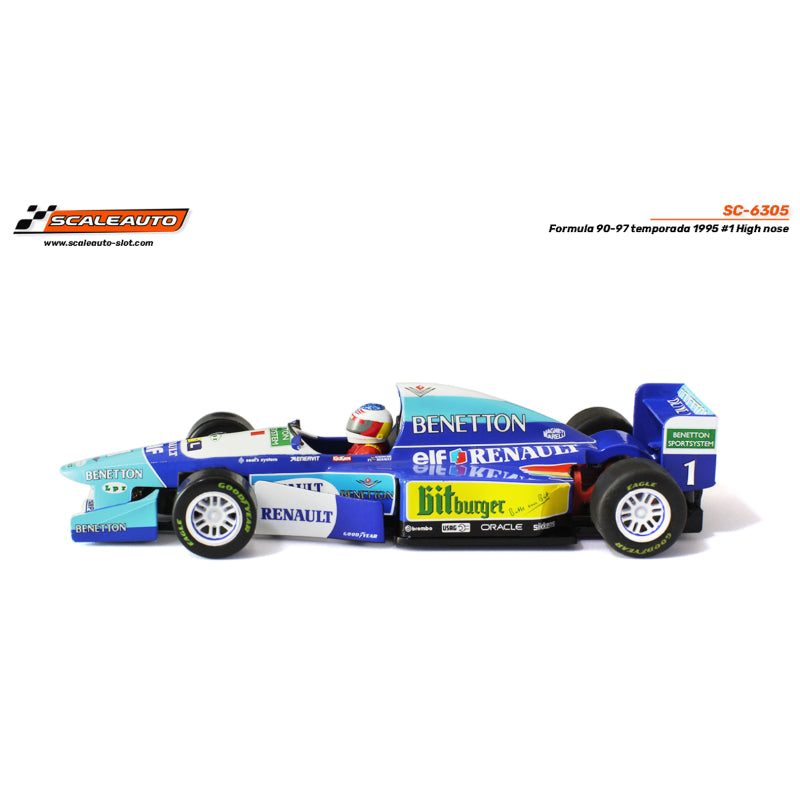 Scaleauto 6305 1/32 F1 Formula 90-97 ELF Renault #1 Slot Car