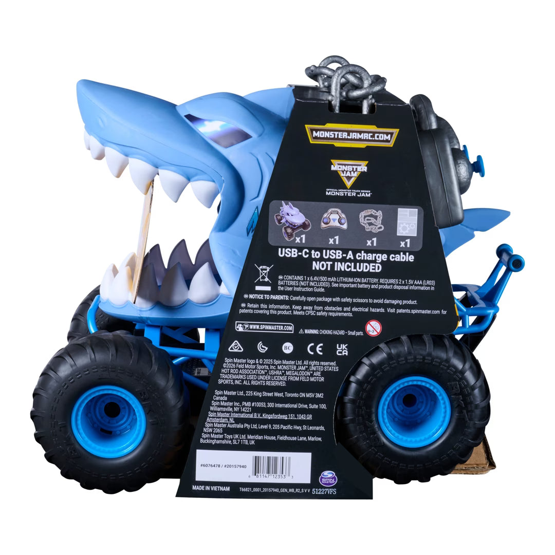 Monster Jam 1/15 Radio Control Chomping Megalodon