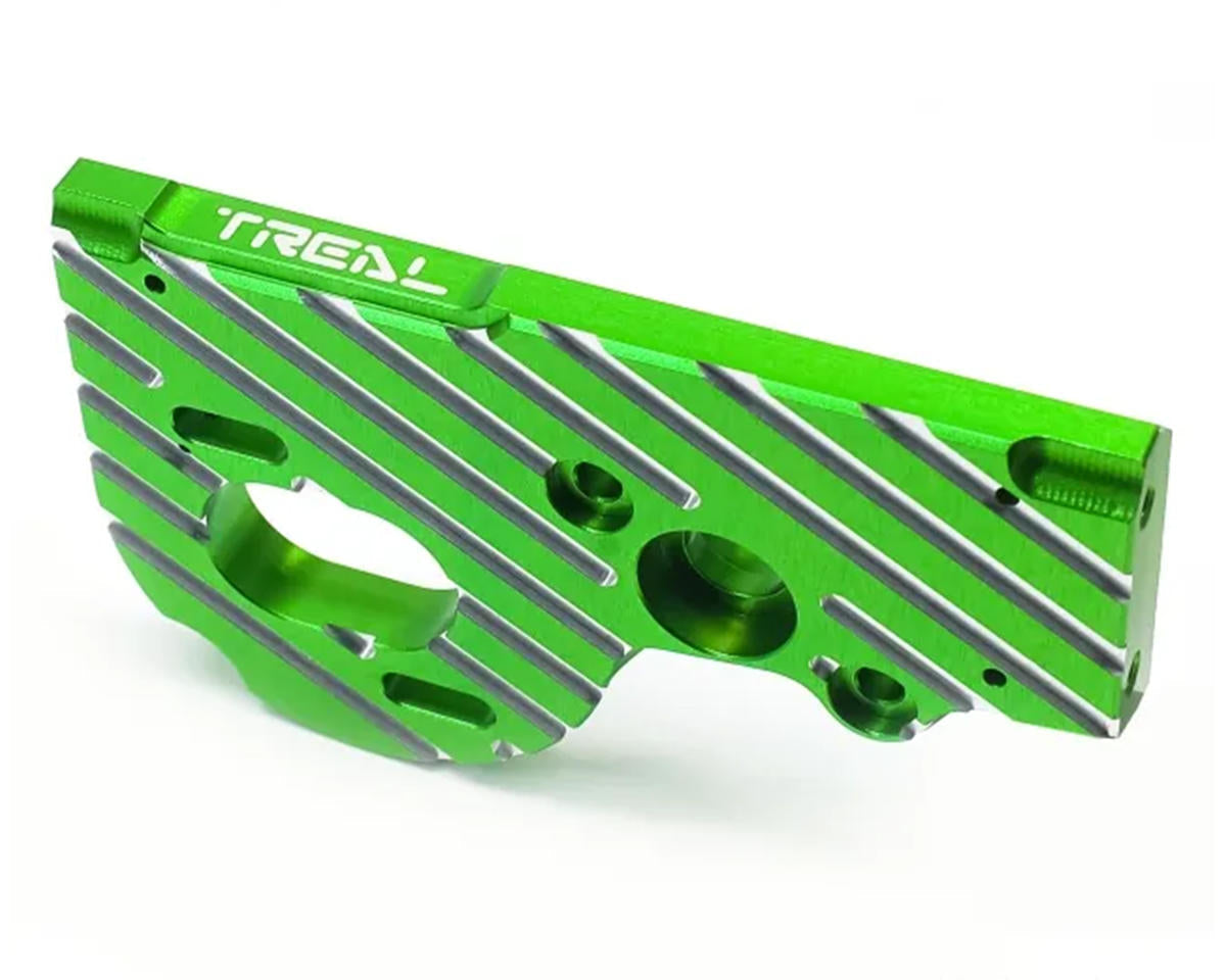 Treal Hobby Axial SCX10 Pro 7075 Aluminum Motor Mount Plate Green