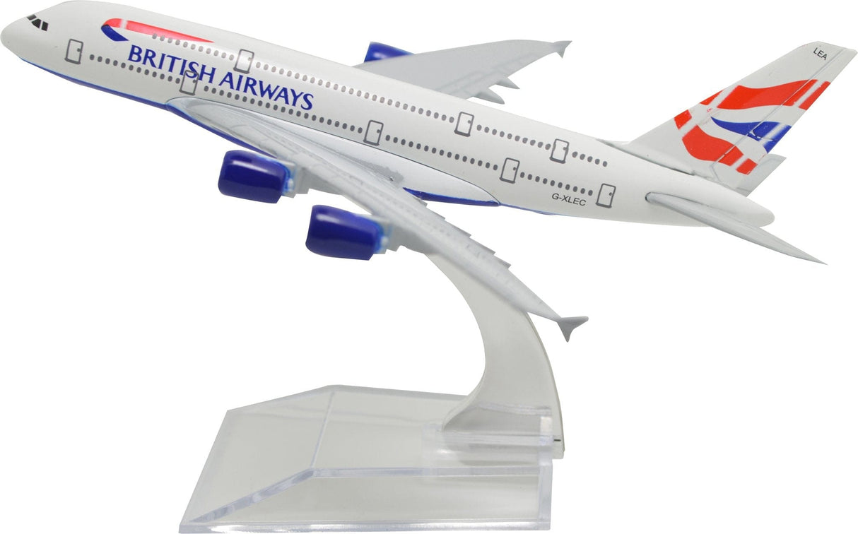 A380 Diecast Model Plane - British Airways (16cm)