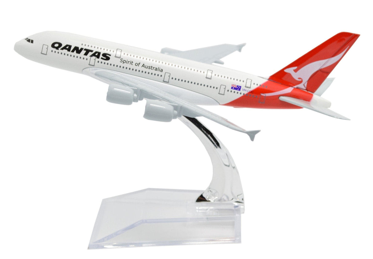 A380 Diecast Model Plane - Qantas (16cm)