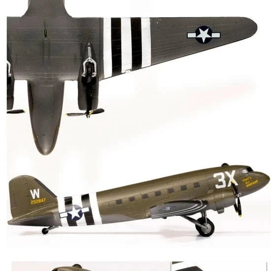 Academy 1/144 USAAF C - 47 Skytrain Plastic Model Kit - Hobbytech Toys
