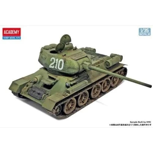 Academy 1/35 Soviet Medium Tank T - 34 - 85 Ural Tank Factory No. 183 Plastic Model Kit - Hobbytech Toys