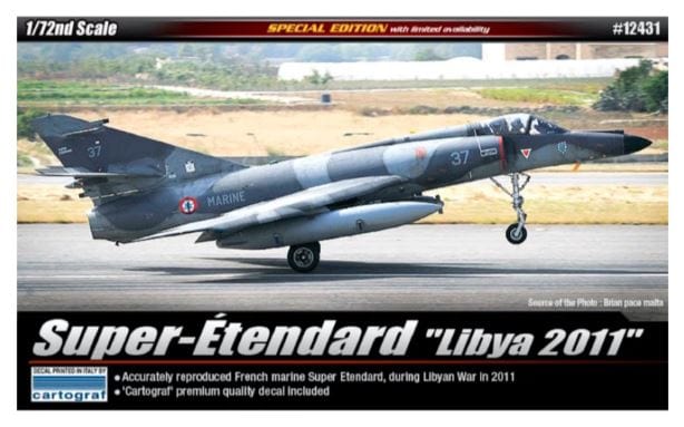Academy 1/72 Super Etendard 2011 Limited Edition Reproduction - Hobbytech Toys