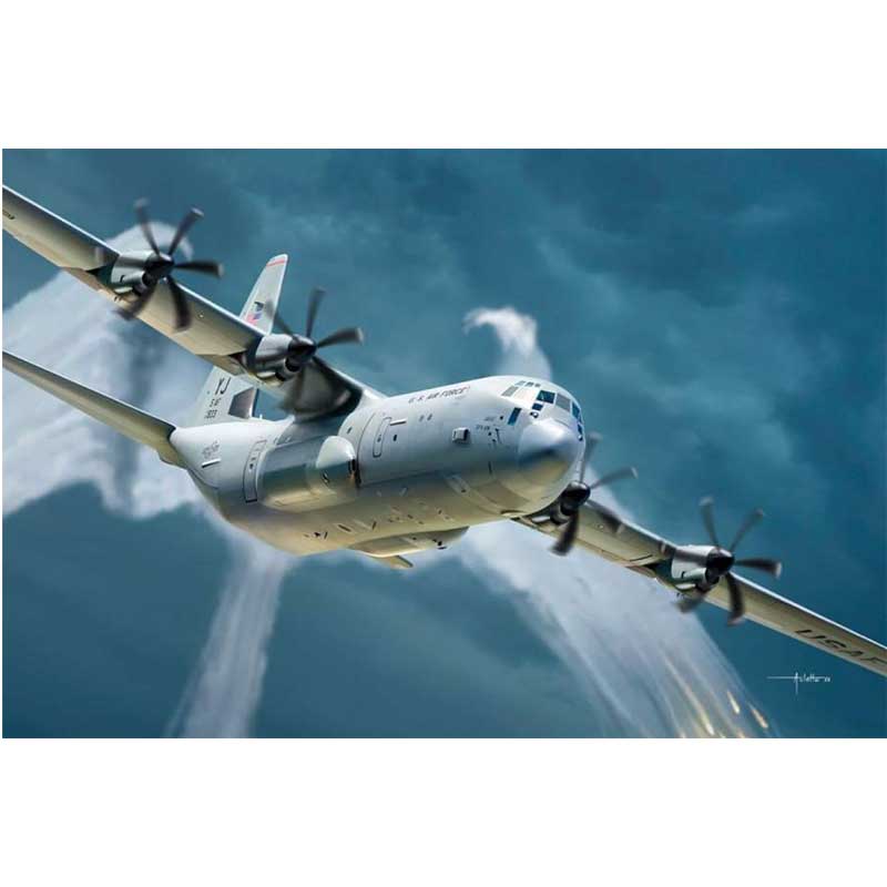 Academy 12631 1/144 C - 130J - 30 Super Hercules Plastic Model Kit - Hobbytech Toys