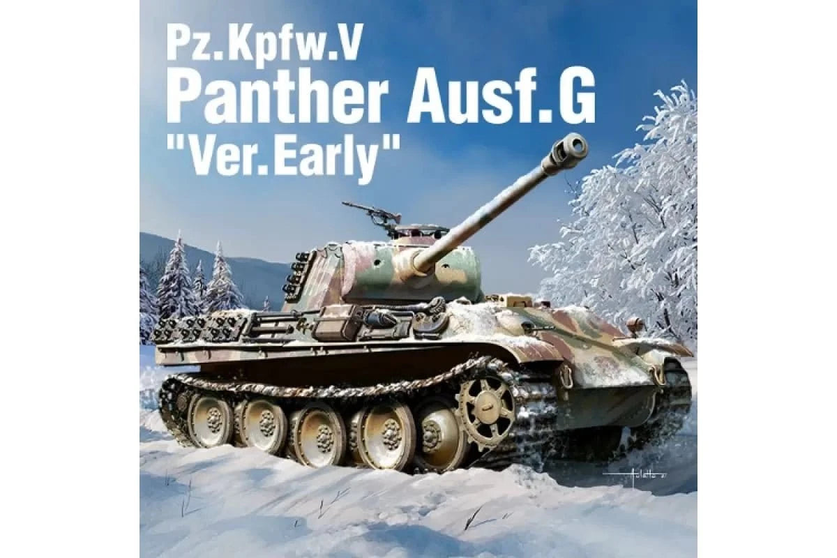 Academy 13529 1/35 Pz.Kpfw.V Panther Ausf.G "Ver.Early" Plastic Model Kit - Hobbytech Toys