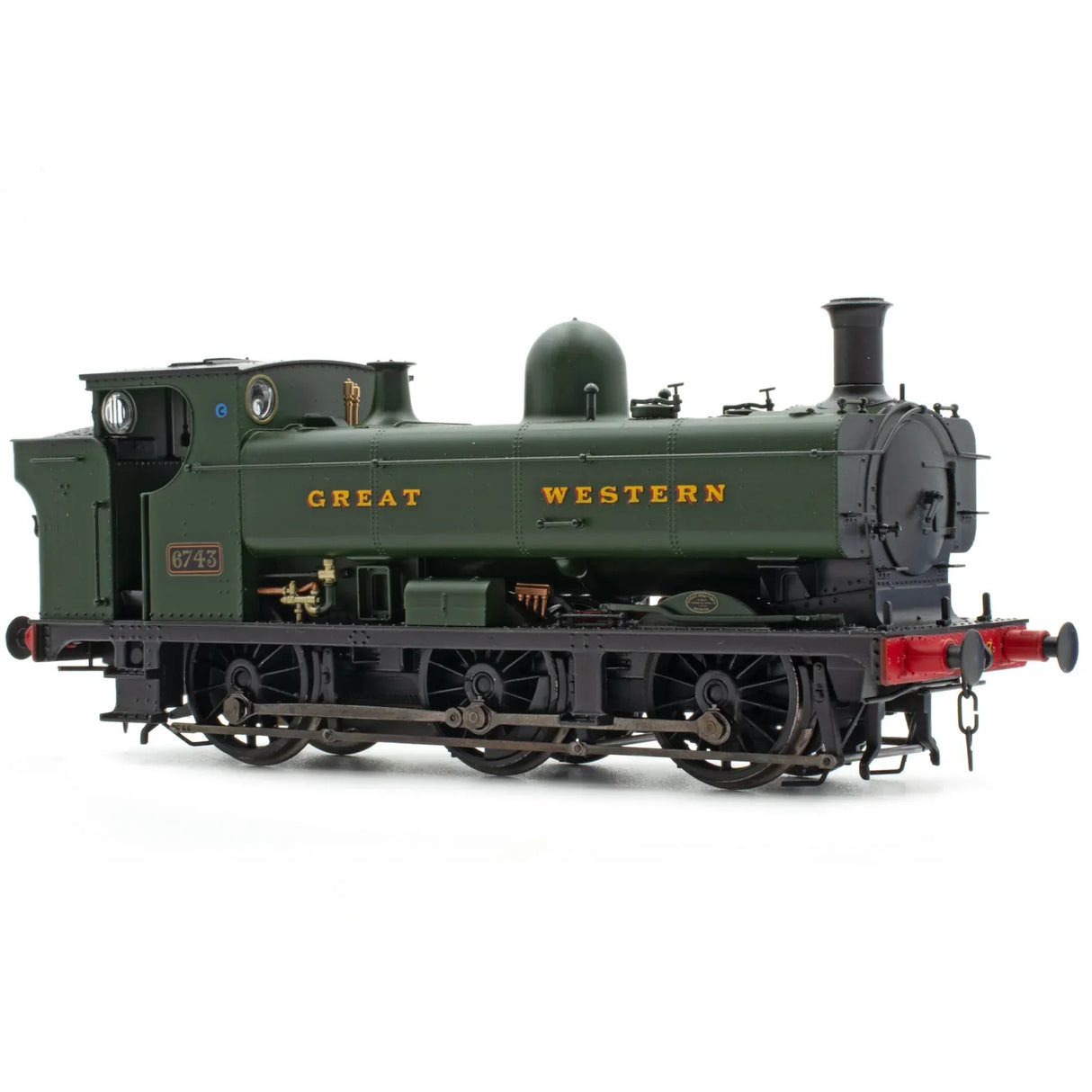 Accurascale OO Scale 67xx Pannier Tank 6700 Class - 6743 - Great Western Green - DC Loco