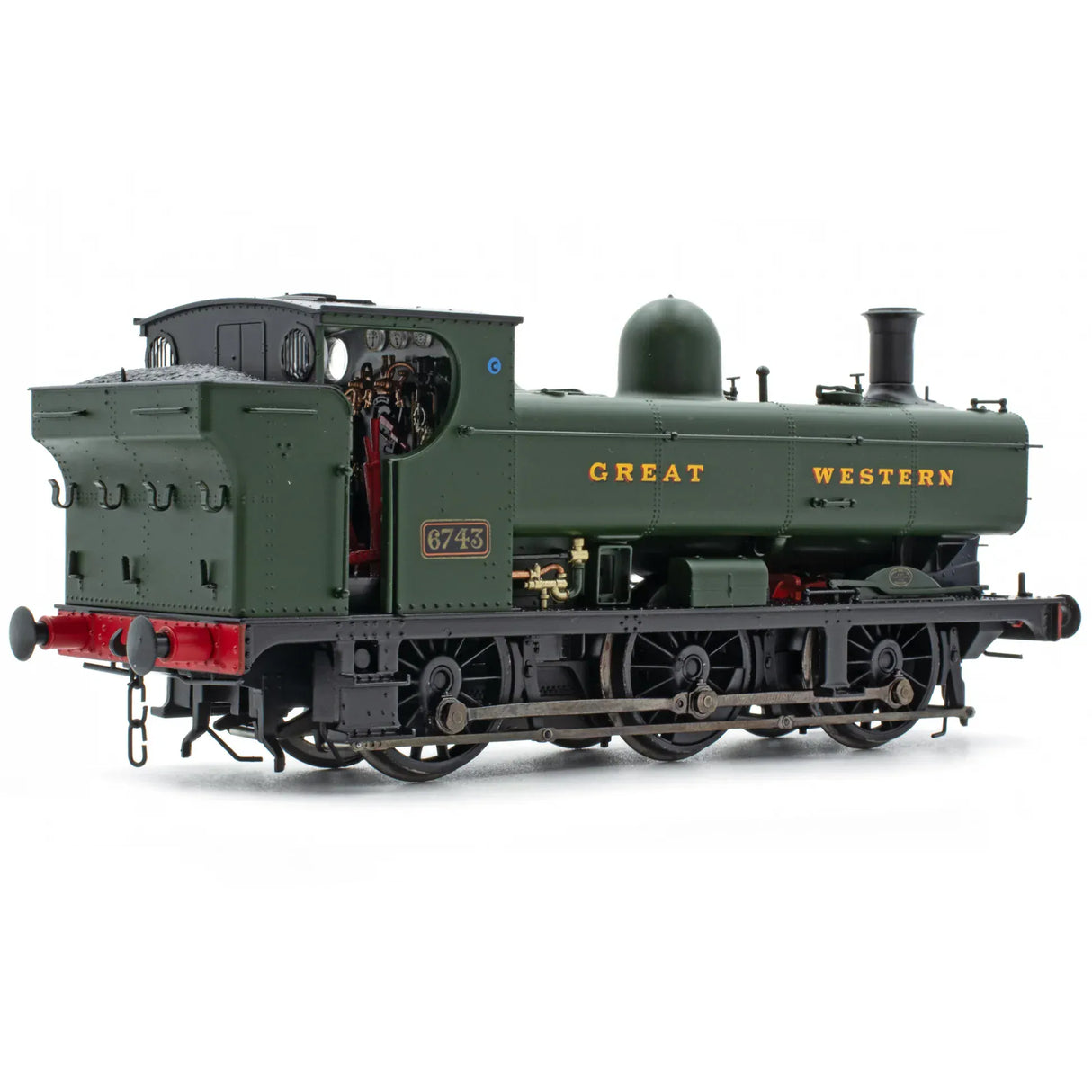 Accurascale OO Scale 67xx Pannier Tank 6700 Class - 6743 - Great Western Green - DCC & Sound Fitted