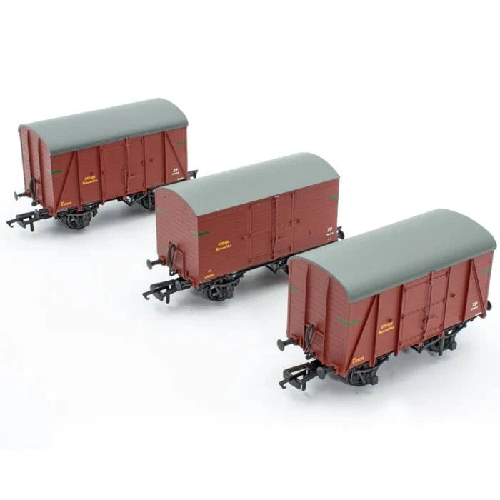 Accurascale OO Scale SR Mixed D1478/D1479 Van - Transitional British Railways (1948 - 1950) - Triple Pack - Hobbytech Toys