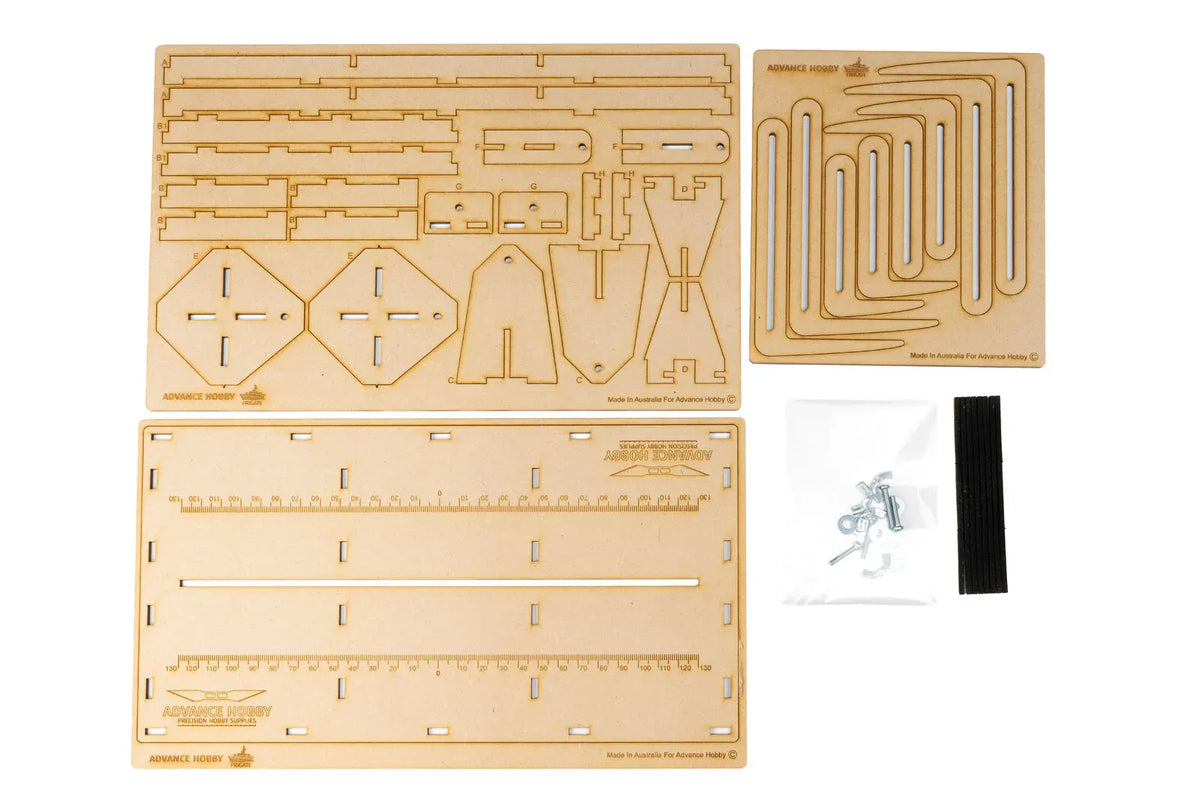 Advance Hobby Frigate Compact Model Ship Building Jig