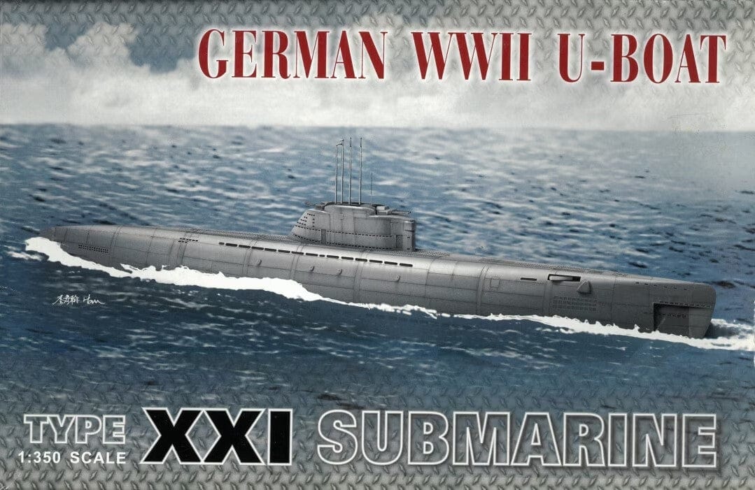 AFV Club SE73501 1/350 German U-Boat Type XXI Plastic Model Kit