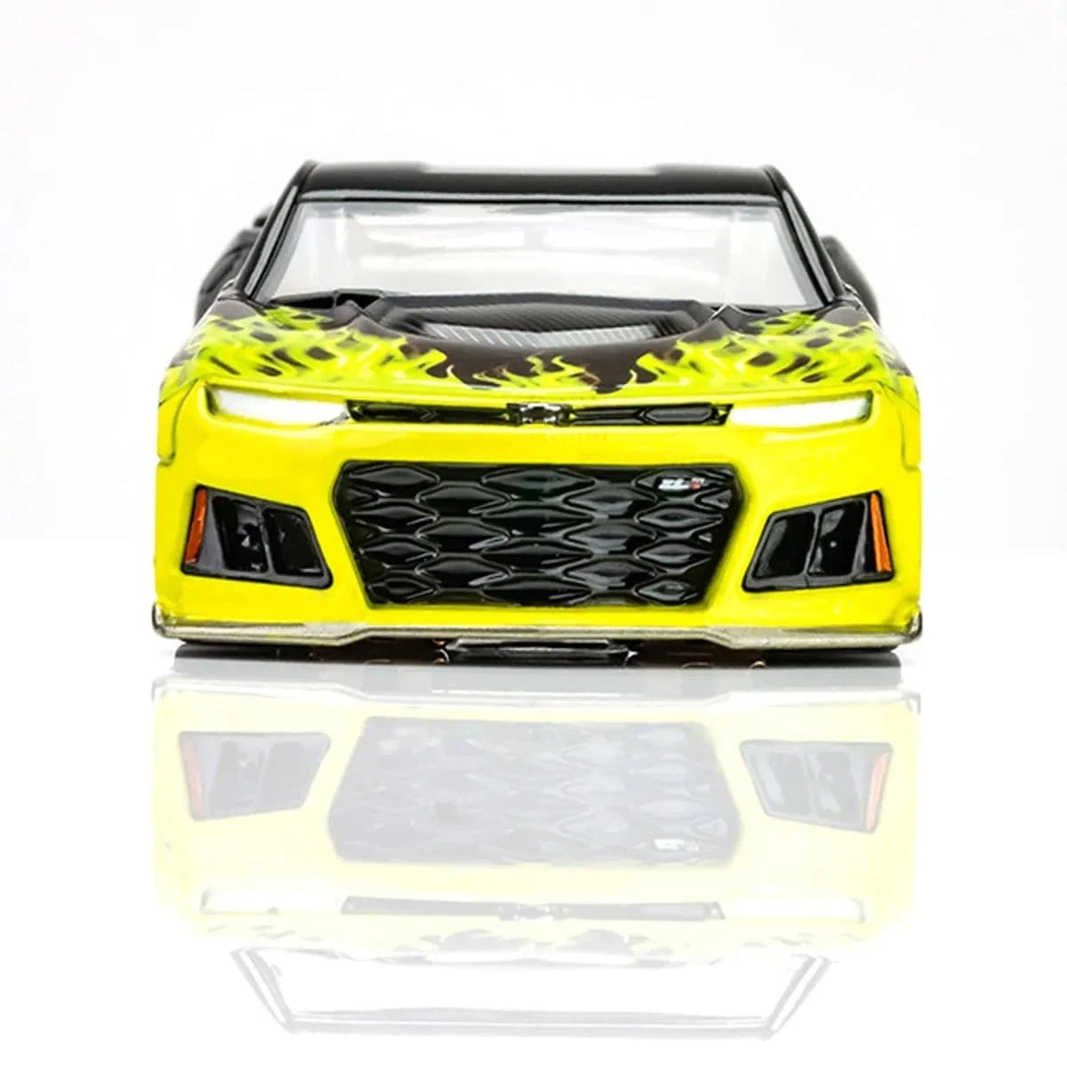 AFX 22060 Camaro ZL1 Black/Lime Flame Slot Car - Hobbytech Toys