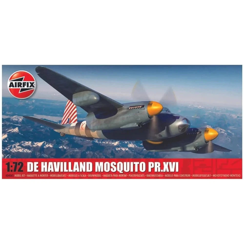 Airfix 04065 1/72 de Havilland Mosquito PR.XVI Plastic Model Kit - Hobbytech Toys