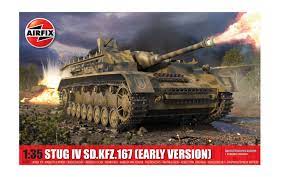 Airfix 1377 1/35 Stug IV Sd.Kfz.167 Plastic Model Kit - Hobbytech Toys