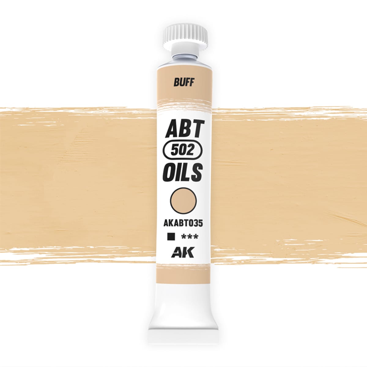 AK Interactive ABT 502: Buff 20ml Oil Paint