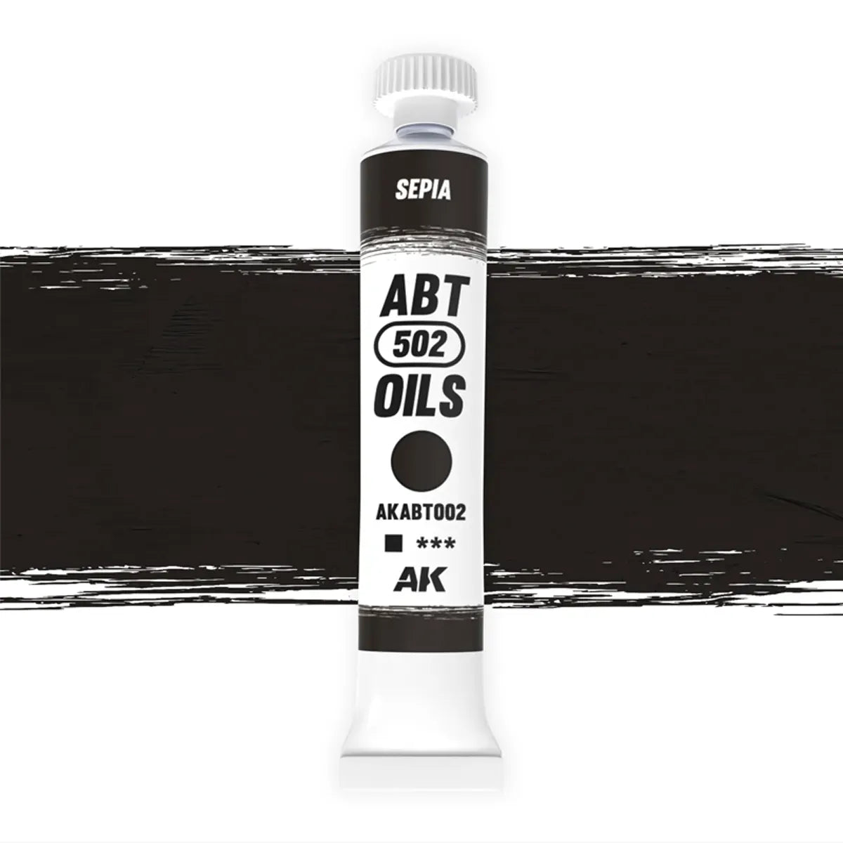 AK Interactive ABT 502: Sepia 20ml Oil Paint