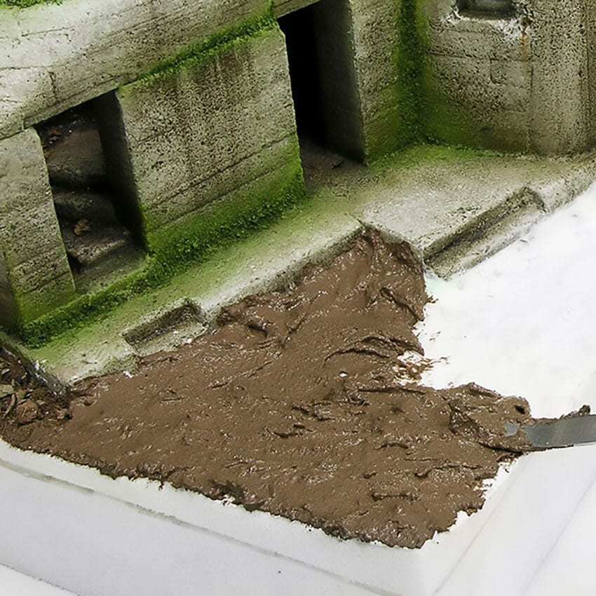 AK Interactive Dioramas: Terrains Dark Earth - 250ml (Acrylic)