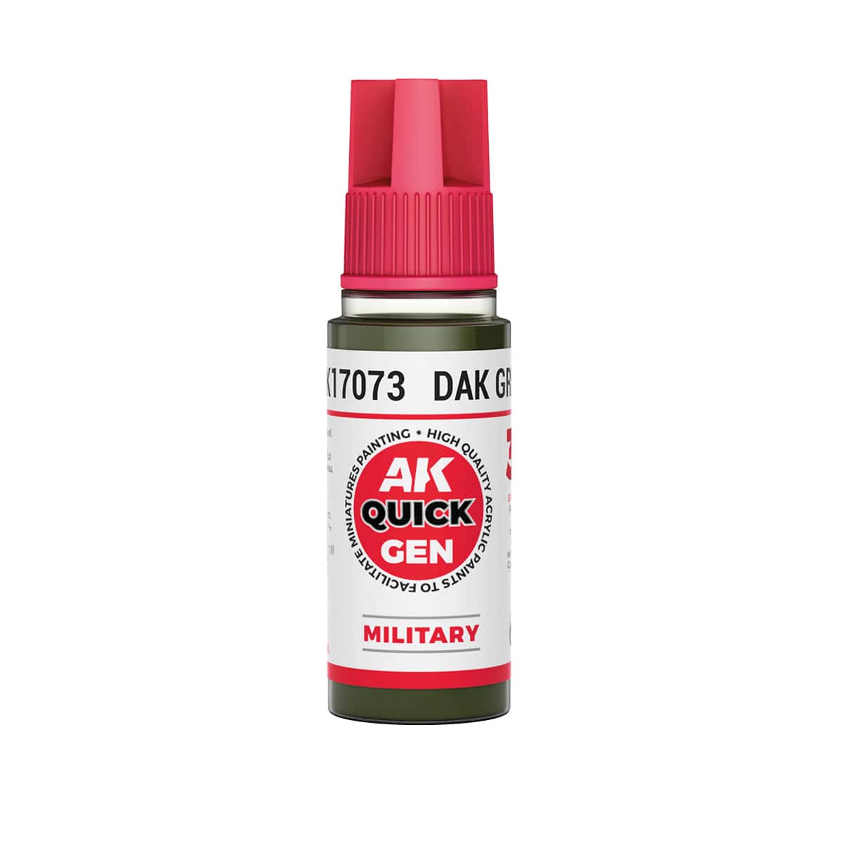 AK Interactive Quick Gen: DAK Green - 18ml Acrylic Paint