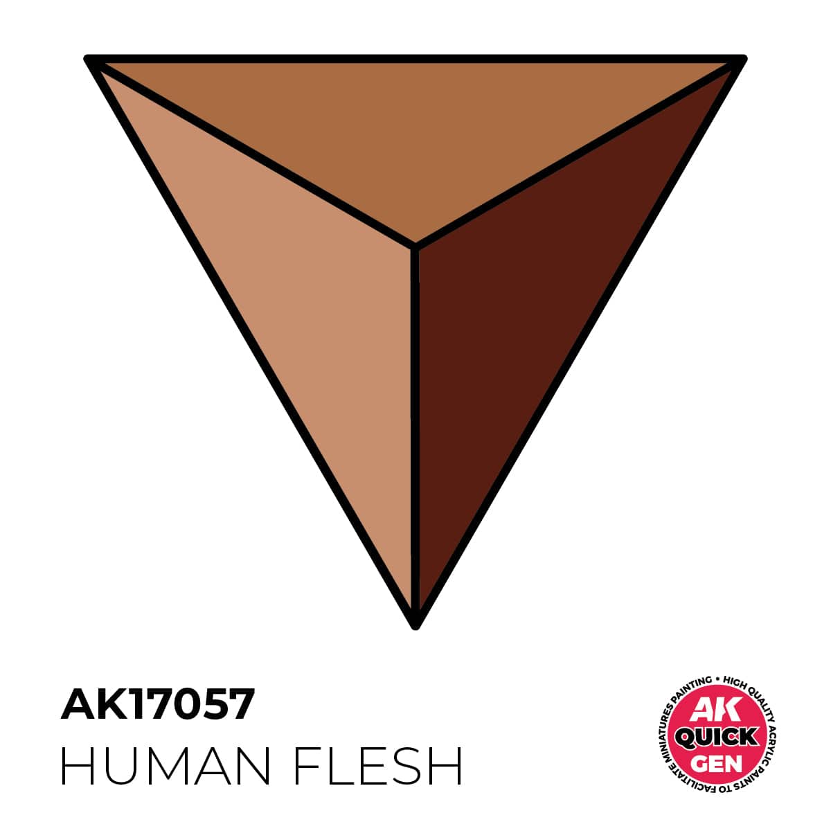 AK Interactive Quick Gen: Human Flesh - 18ml Acrylic Paint