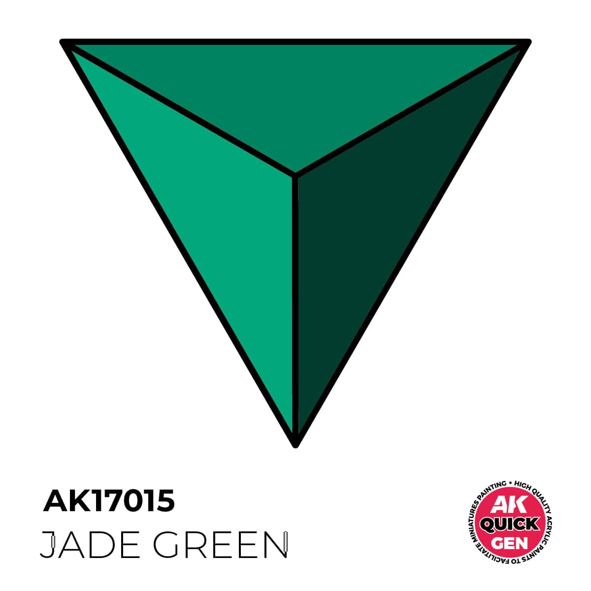 AK Interactive Quick Gen: Jade Green - 18ml Acrylic Paint