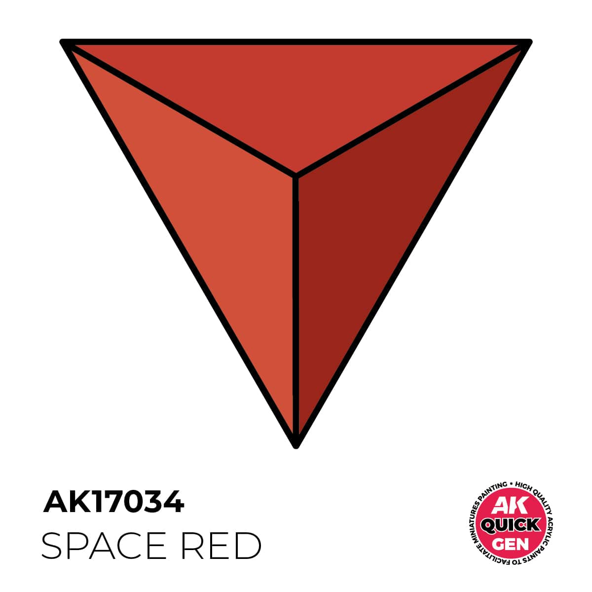 AK Interactive Quick Gen: Space Red - 18ml Acrylic Paint