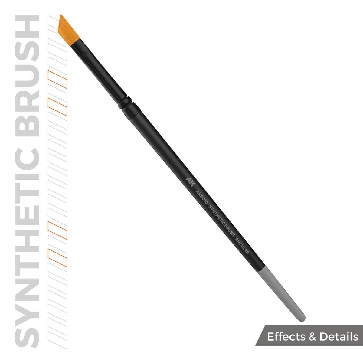 AK Interactive Synthetic Brush - Angular