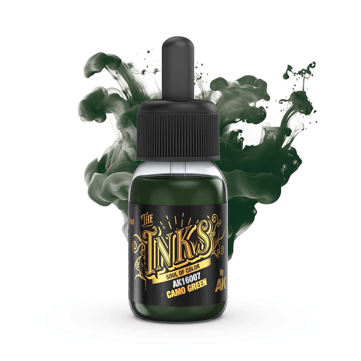 AK Interactive The INKS: Camo Green 30ml Acrylic Ink