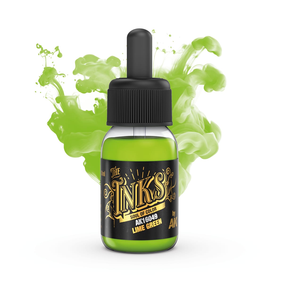 AK Interactive The INKS: Lime Green 30ml Acrylic Ink