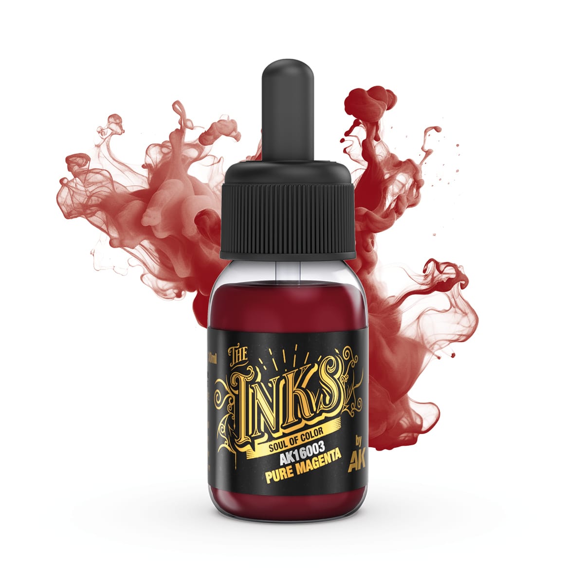 AK Interactive The INKS: Pure Magenta 30ml Acrylic Ink