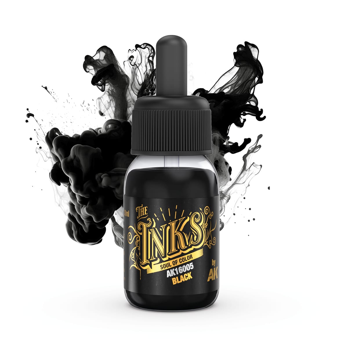 AK Interactive The INKS: Vantablack 30ml Acrylic Ink