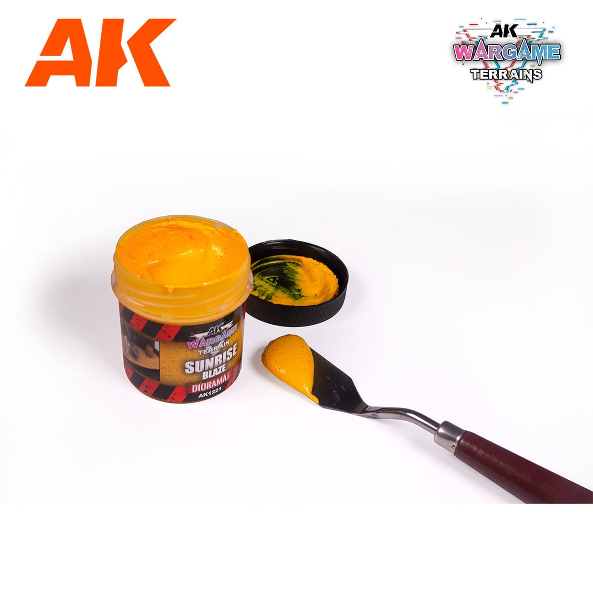 AK Interactive Wargame: Sunrise Blaze Terrain Paste 100ml