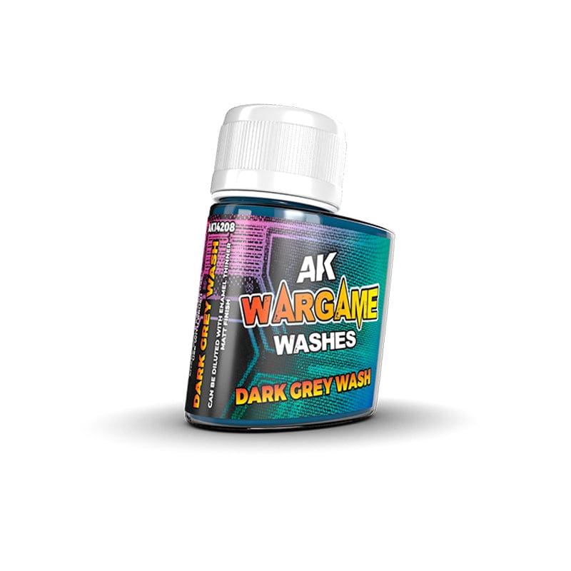 AK Interactive Wargame Washes: Dark Grey Wash 35ml