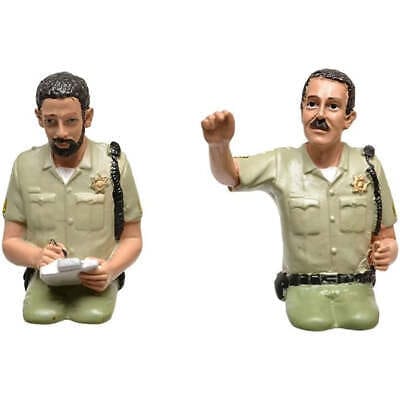 American Diorama 1/24 Seated Sheriff Figures 2pc Set Figure Accessory - Hobbytech Toys