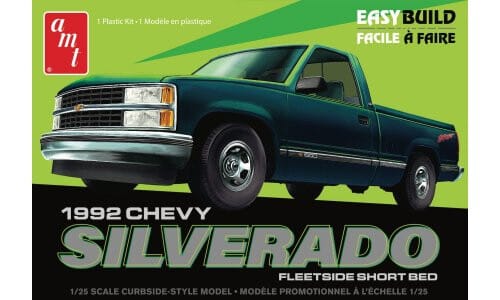 AMT 1/25 1992 Chevrolet Silverado Shortbed Plastic Model Kit