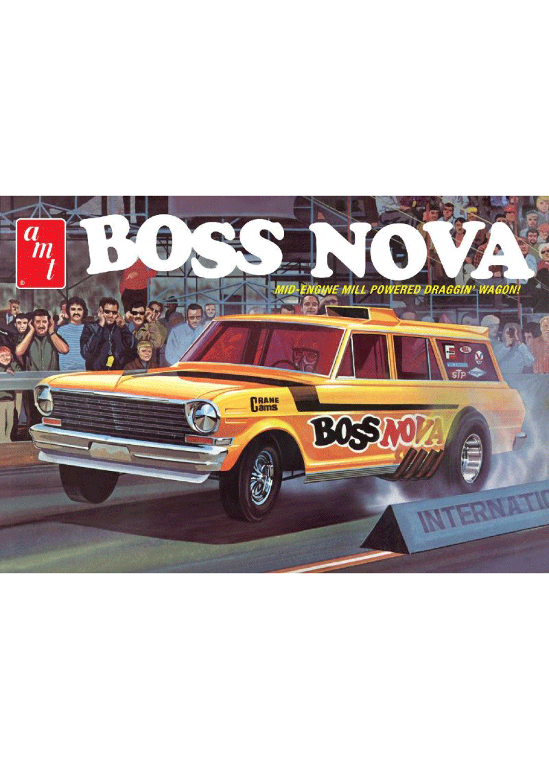 AMT 1/25 Boss Nova Funny Car Plastic Model Kit