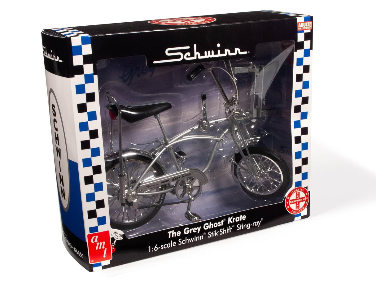 AMT D003 1/6 Schwinn Grey Ghost Krate Bike - Hobbytech Toys