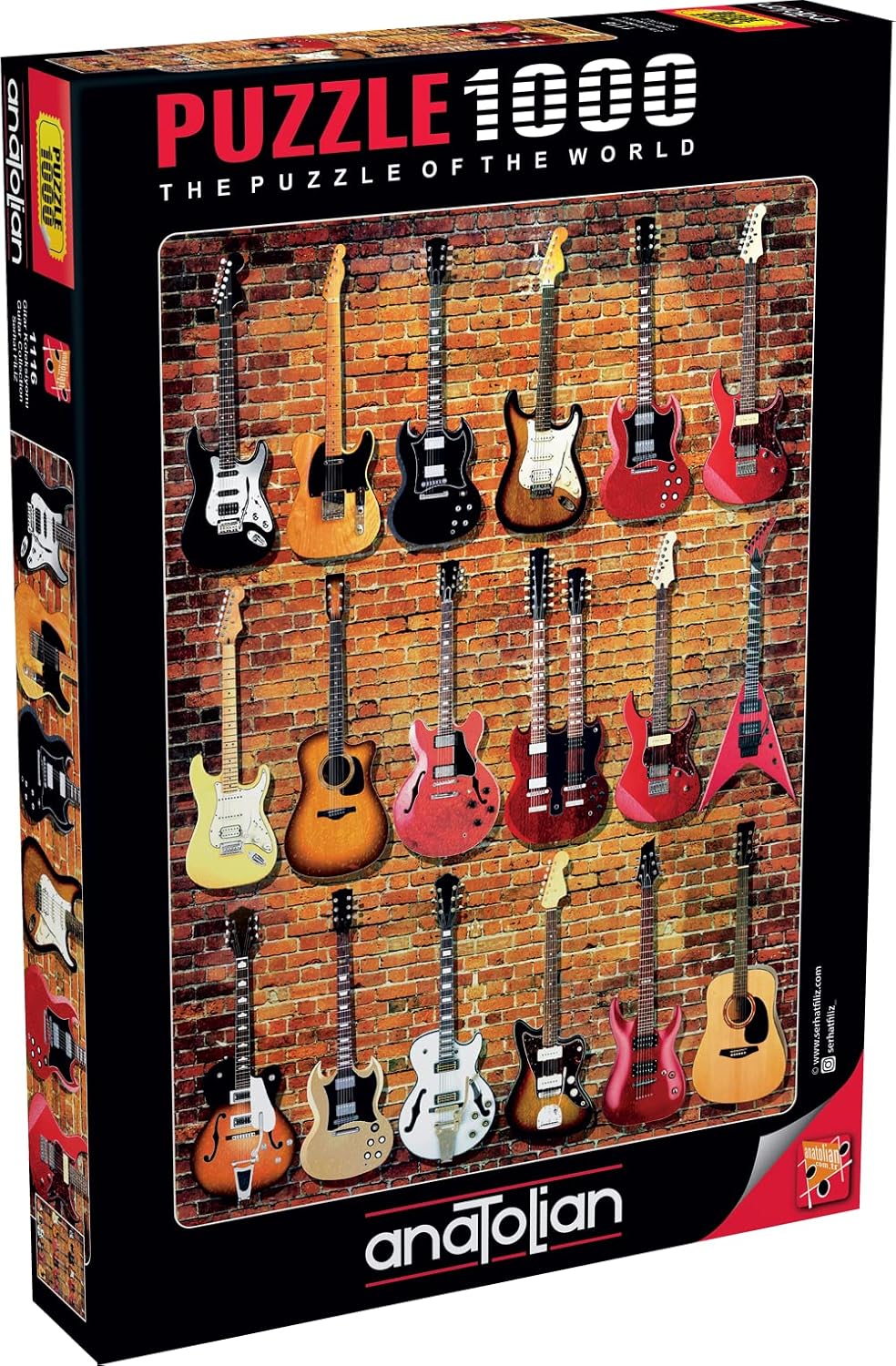 Anatolian Guitar Collection 1000pc Puzzle - Hobbytech Toys