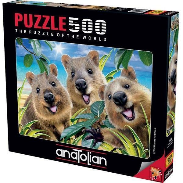 Anatolian Quokka Selfie 500pc Puzzle - Hobbytech Toys