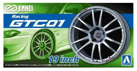 Aoshima 1/24 ENKEI GTC 01 19inch Wheel Set - Plastic Model Kit - Hobbytech Toys
