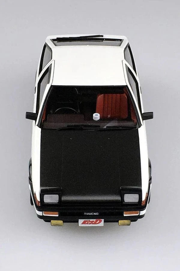 Aoshima 1/24 Fujiwara Takumi Toyota AE86 Trueno Project - D Version Plastic Model Kit - Hobbytech Toys