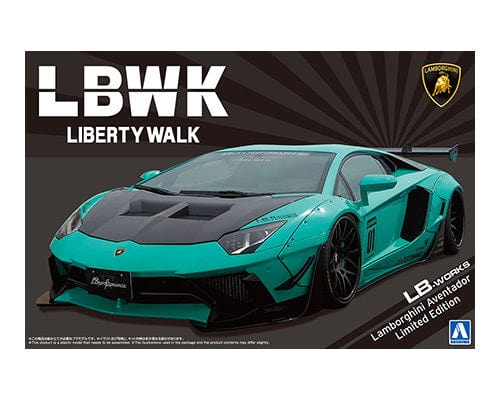 Aoshima 1/24 LB-WORKS Lamborghini Aventador Limited Edition Ver.2 Plastic Model Kit