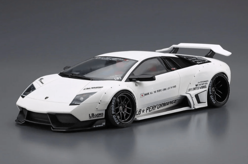 Aoshima 1/24 Lb-Works Lamborghini Murcielago Limited 20 Ver.1 Plastic Model Kit