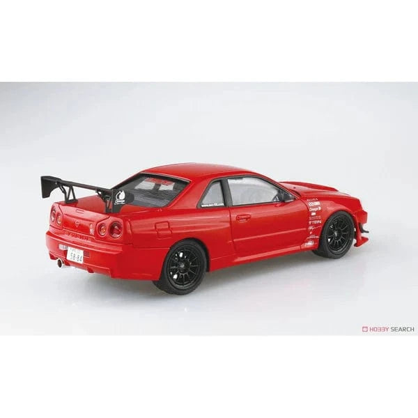 Aoshima 1/24 MCR BNR34 Nissan SKYLINE GT-R 2002 Plastic Model Kit
