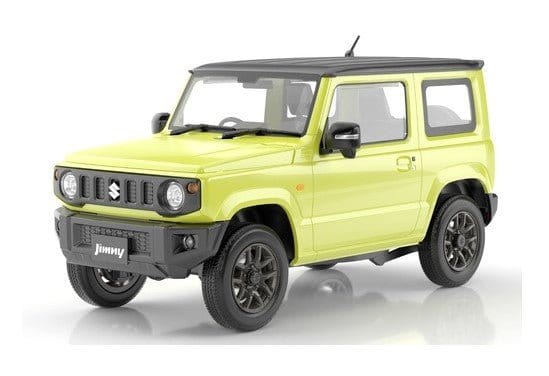 Aoshima 1/24 Snap JB64 Jimny 2018 Kinetic Yellow Plastic Model Kit - Hobbytech Toys