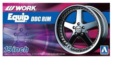 Aoshima 1/24 Work Equip 19inch Wheel Set Plastic Model Kit - Hobbytech Toys