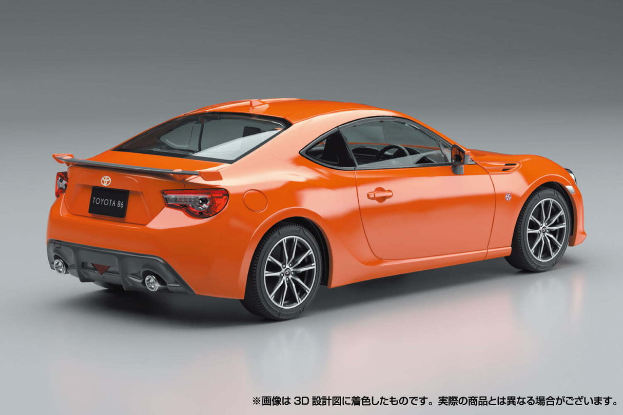 Aoshima 1/32 Snap Toyota 86 (Orange Metallic) Plastic Model Kit